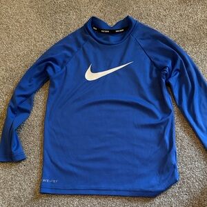 Nike Dri-FIT Royal Blue Rashguard SPF 40+